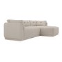 Right Hand Chaise Sofa in Beige - Arden