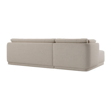 Left Hand Chaise Sofa in Beige - Arden