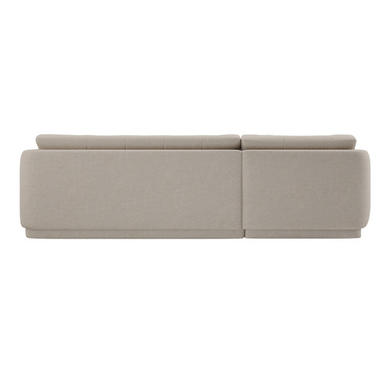 Left Hand Chaise Sofa in Beige - Arden