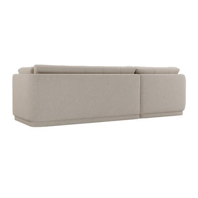 Left Hand Chaise Sofa in Beige - Arden