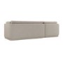 Left Hand Chaise Sofa in Beige - Arden