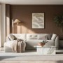 Left Hand Chaise Sofa in Beige - Arden