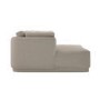 Left Hand Chaise Sofa in Beige - Arden