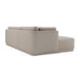 Left Hand Chaise Sofa in Beige - Arden