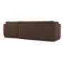 Right Hand Chaise Sofa in Brown - Arden