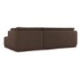 Right Hand Chaise Sofa in Brown - Arden