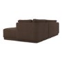 Right Hand Chaise Sofa in Brown - Arden