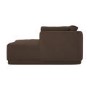 Right Hand Chaise Sofa in Brown - Arden