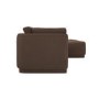 Right Hand Chaise Sofa in Brown - Arden
