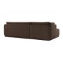 Left Hand Chaise Sofa in Brown - Arden