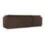 Left Hand Chaise Sofa in Brown - Arden