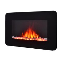 GRADE A1 - AmberGlo Curved Corner's Wall Hanging Electric Fire