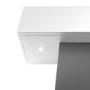 White 52inch Wall Mounted Electric Fireplace - AmberGlo