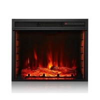 GRADE A1 - AmberGlo Electric Wall Hanging Inset Fire - Lassen Range
