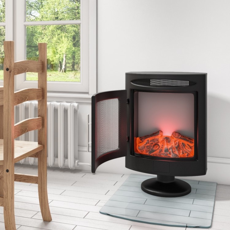 Electric Stove Heater in Black - Portable