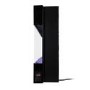 Black Wall Mounted Electric Fireplace with Open Front 42 Inch -  AmberGlo