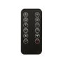 Black Wall Mounted Electric Fireplace with Open Front 42 Inch -  AmberGlo