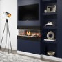 GRADE A3 - 42 Inch Black Built In Electric Fire -  AmberGlo