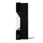 GRADE A3 - Black Wall Mounted Electric Fireplace 50 Inch - Amberglo