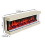 ALMOST PERFECT - Oak 51inch Inset Electric Fireplace - AmberGlo