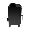 Black Cast Iron Freestanding 8.4Kw Multi Fuel Log Burner - 20 inch - Amberglo