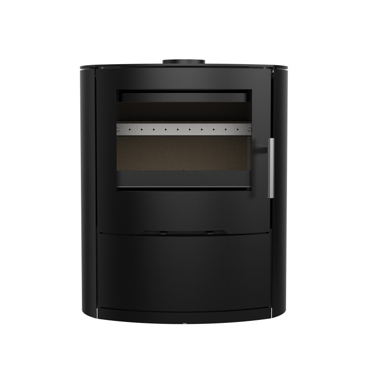 Black Cast Iron Wood Burning Stove 6.9kW - AmberGlo