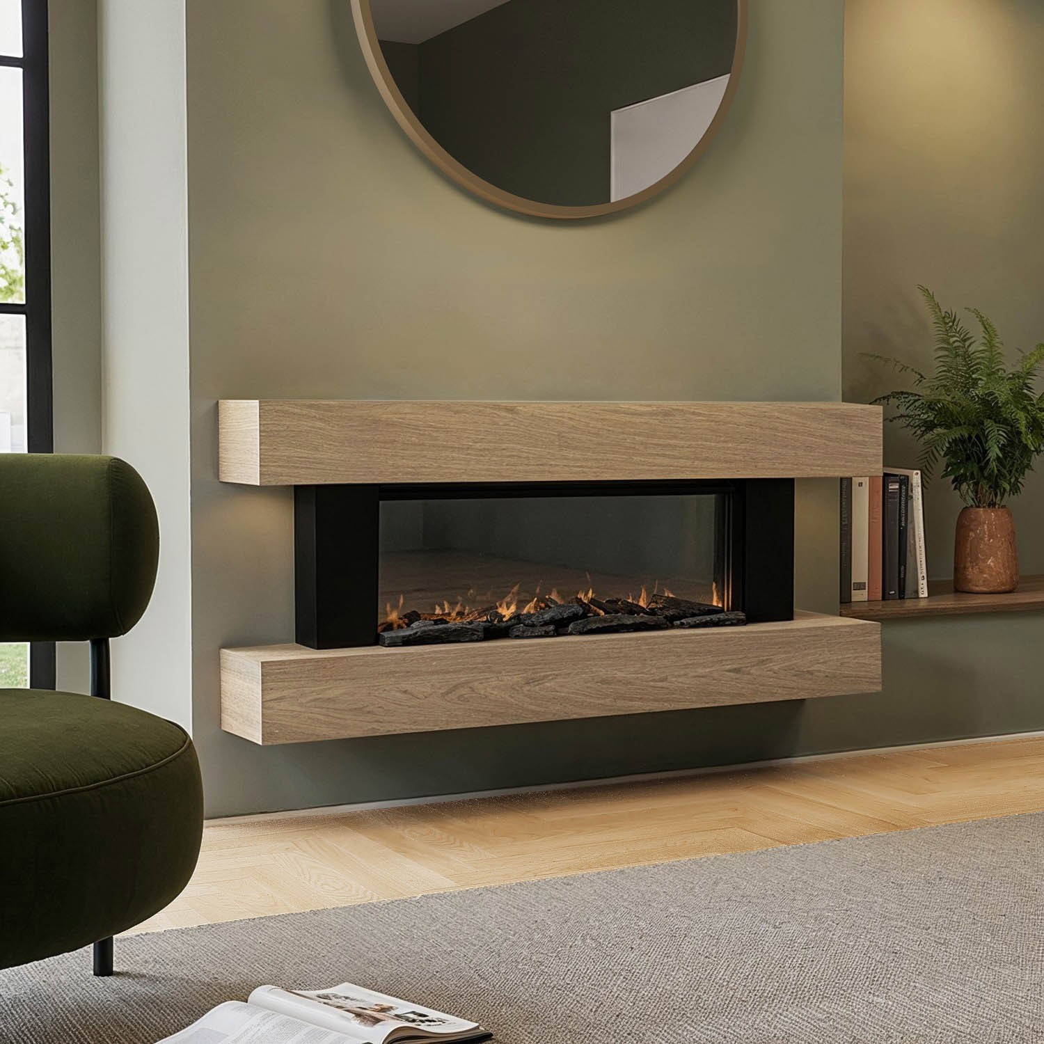 9+ Wall Hanging Fireplace Wall Mounted Electric Fireplace Garden Sanctuary 70 Inch 1800W Wall