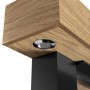 ONLY OPENED - AmberGlo 52" Oak Wall Mounted Electric Fireplace Suite with LED Lights