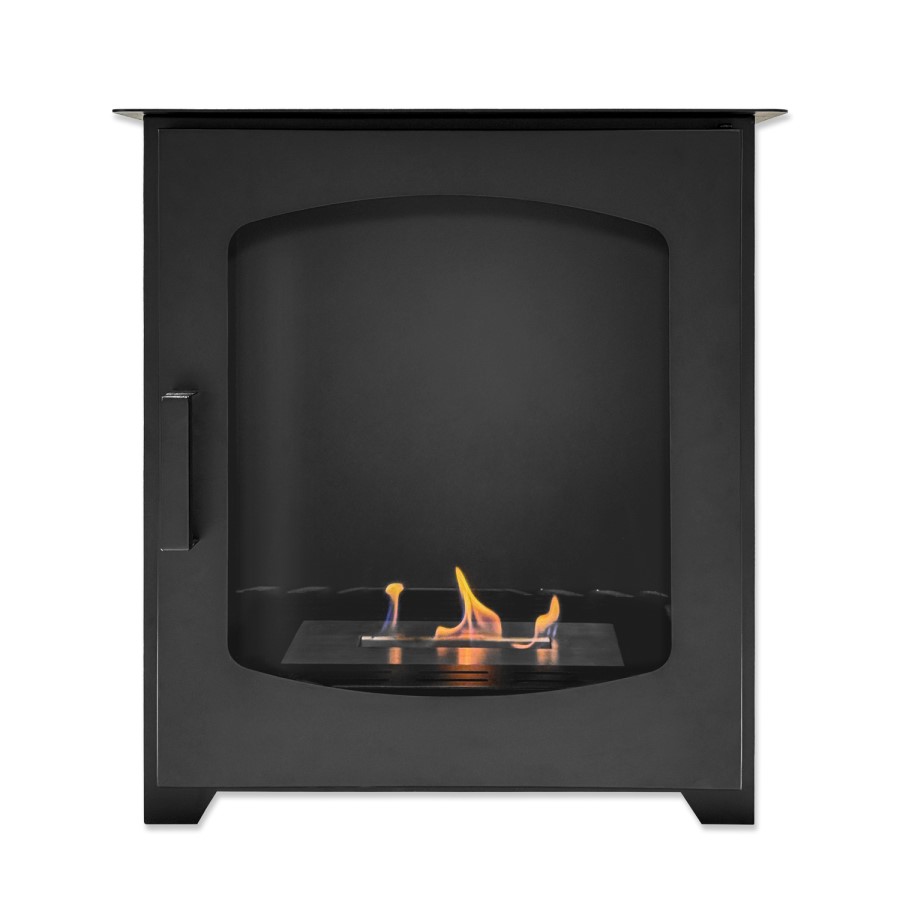 AmberGlo Matte Black Bio Ethanol Stove