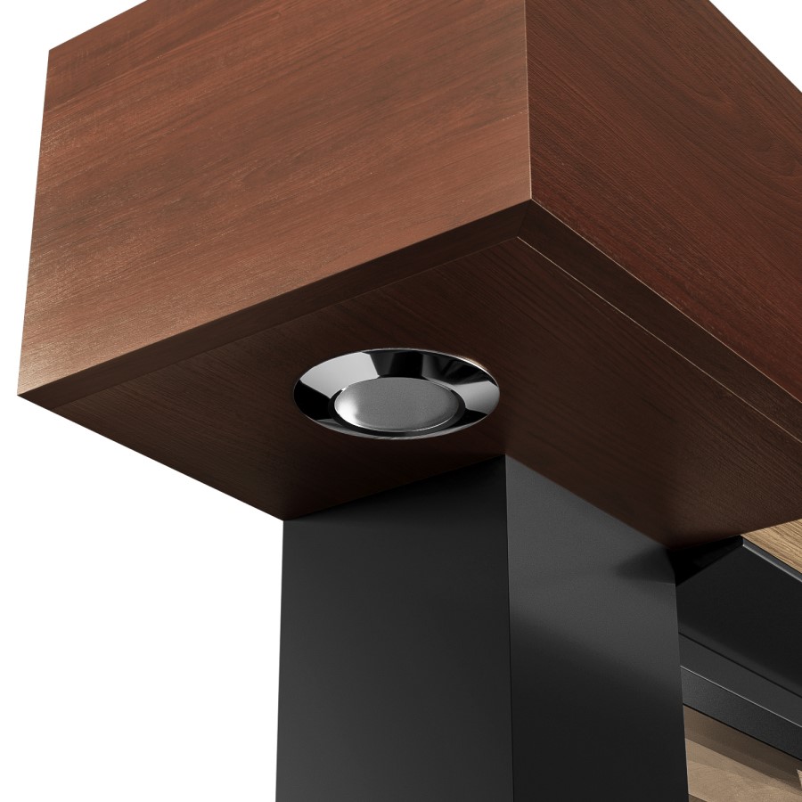 Walnut 52inch WiFi Enabled Wall Mounted Electric Fireplace - AmberGlo