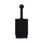 Small Electric Log Burner-Style Stove with Decorative Flue in Black - AmberGlo