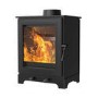 Wood Burning 5kW Stove in Black - AmberGlo