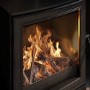 Wood Burning 5kW Stove in Black - AmberGlo