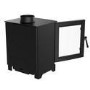 Wood Burning 5kW Stove in Black - AmberGlo