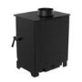 Wood Burning 5kW Stove in Black - AmberGlo