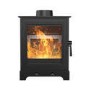 Wood Burning 5kW Stove in Black - AmberGlo