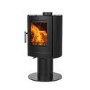 Floating Multi-Fuel 5.1kW Stove in Black - AmberGlo