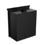 Semi-Inset Wood Burning 5.1kW Stove in Black - AmberGlo