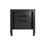 Freestanding Flueless Black Electric Fire with Log Store - AmberGlo