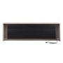 Wall-Mounted Electric Fire with Stone Effect Surround - 70 Inch - AmberGlo