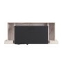 Freestanding Electric Fire with Marble Surround - 60 Inch - AmberGlo