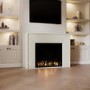 Freestanding Electric Fire with Cream Surround - AmberGlo