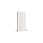 Eco Eleganza White Horizontal Flat Designer Aluminium Radiator 600x300mm Double Panel 1223 BTU