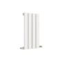 Eco Eleganza White Horizontal Flat Designer Aluminium Radiator 600x300mm Single Panel 921 BTU