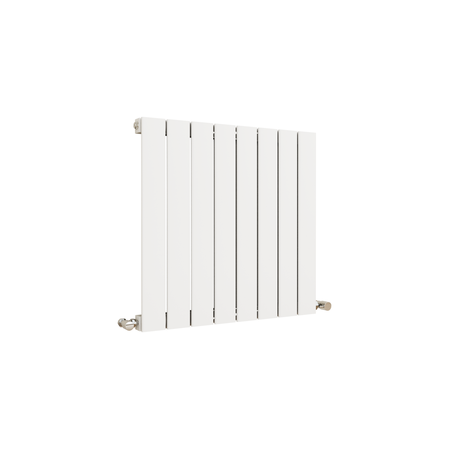 Eco Eleganza White Horizontal Flat Designer Aluminium Radiator ...