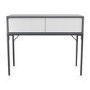GRADE A1 - Grey Retro Dressing Table with 2 Drawers - Aiko