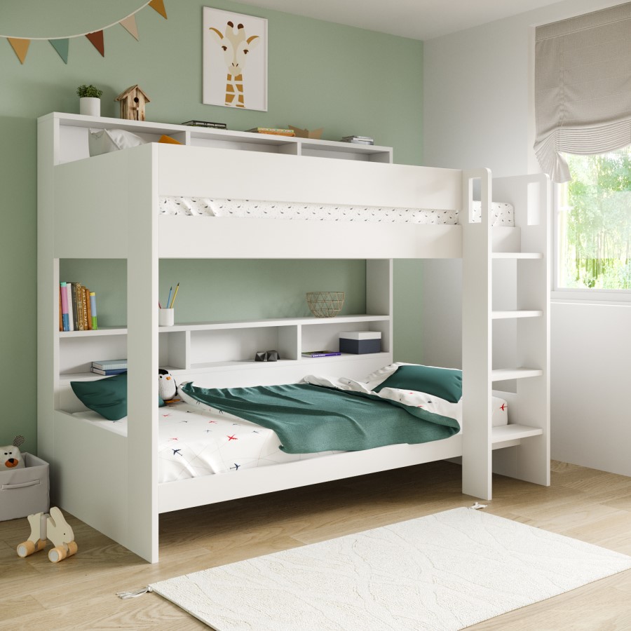 ONLY OPENED - Aire Bunk Bed in White