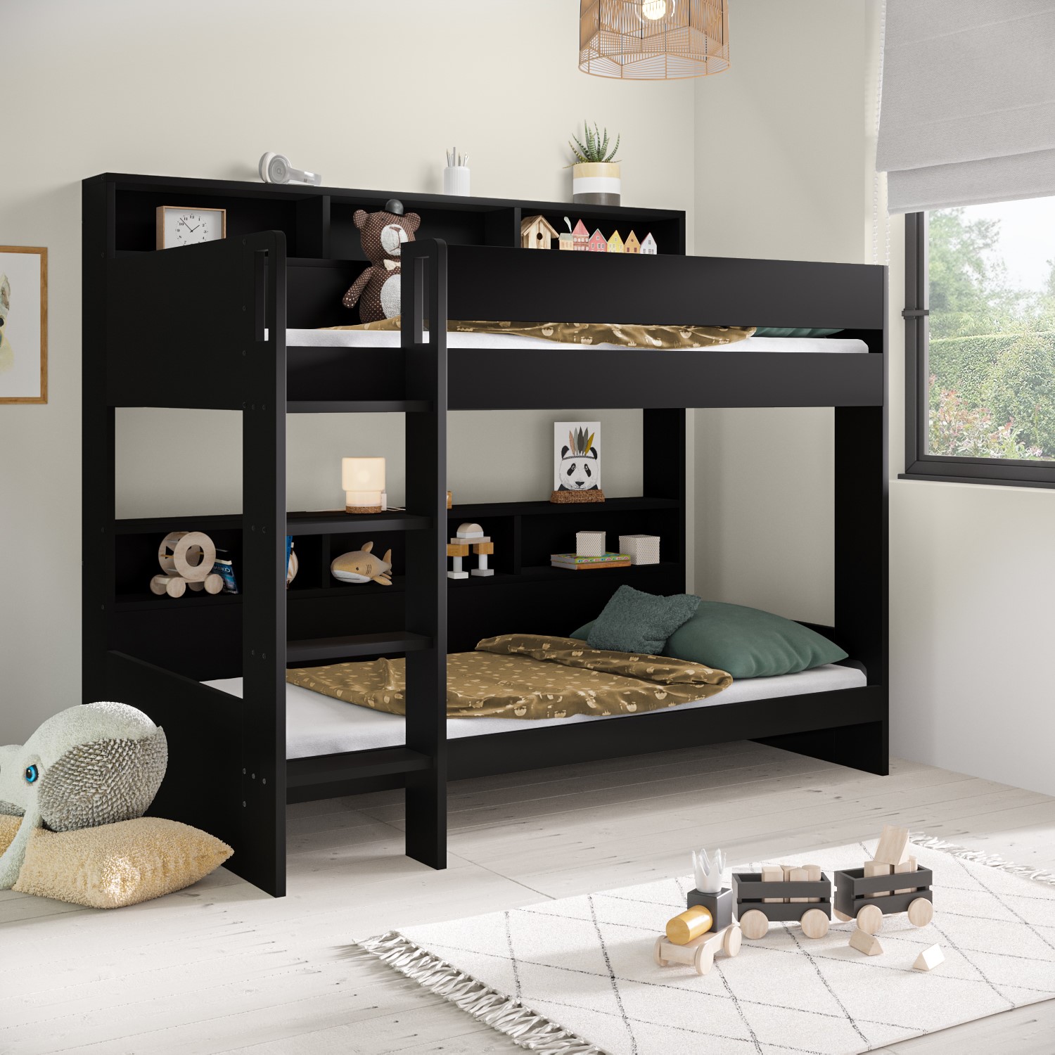 Bunk Bed Storage Shelves