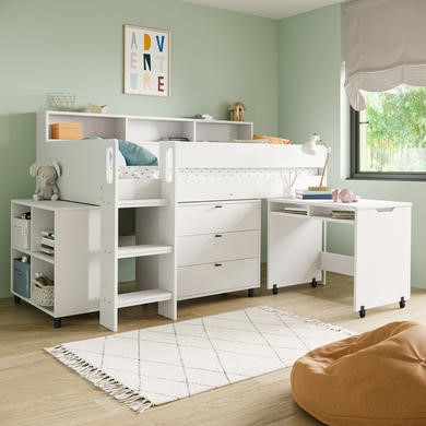 Cabin Beds with Desk