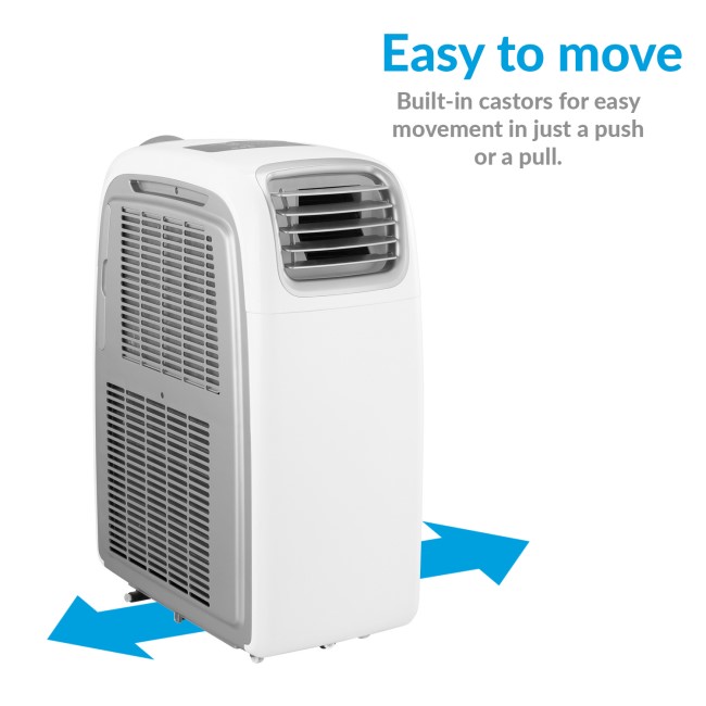 electriQ AirFlex 14000 BTU 4kW Portable Air Conditioner with Heat Pump